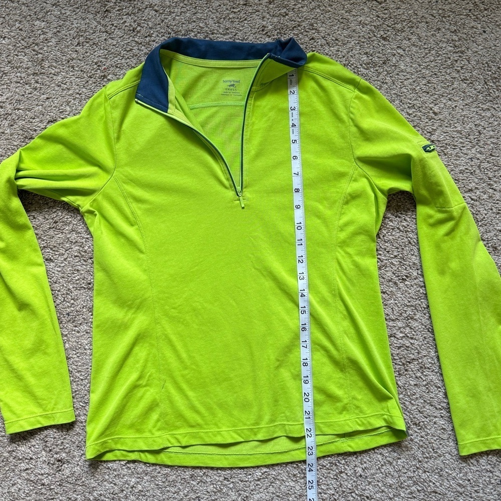 Horny Toad T9 Tipped Zip 1/4 Zip Pullover | S - Picture 5 of 8